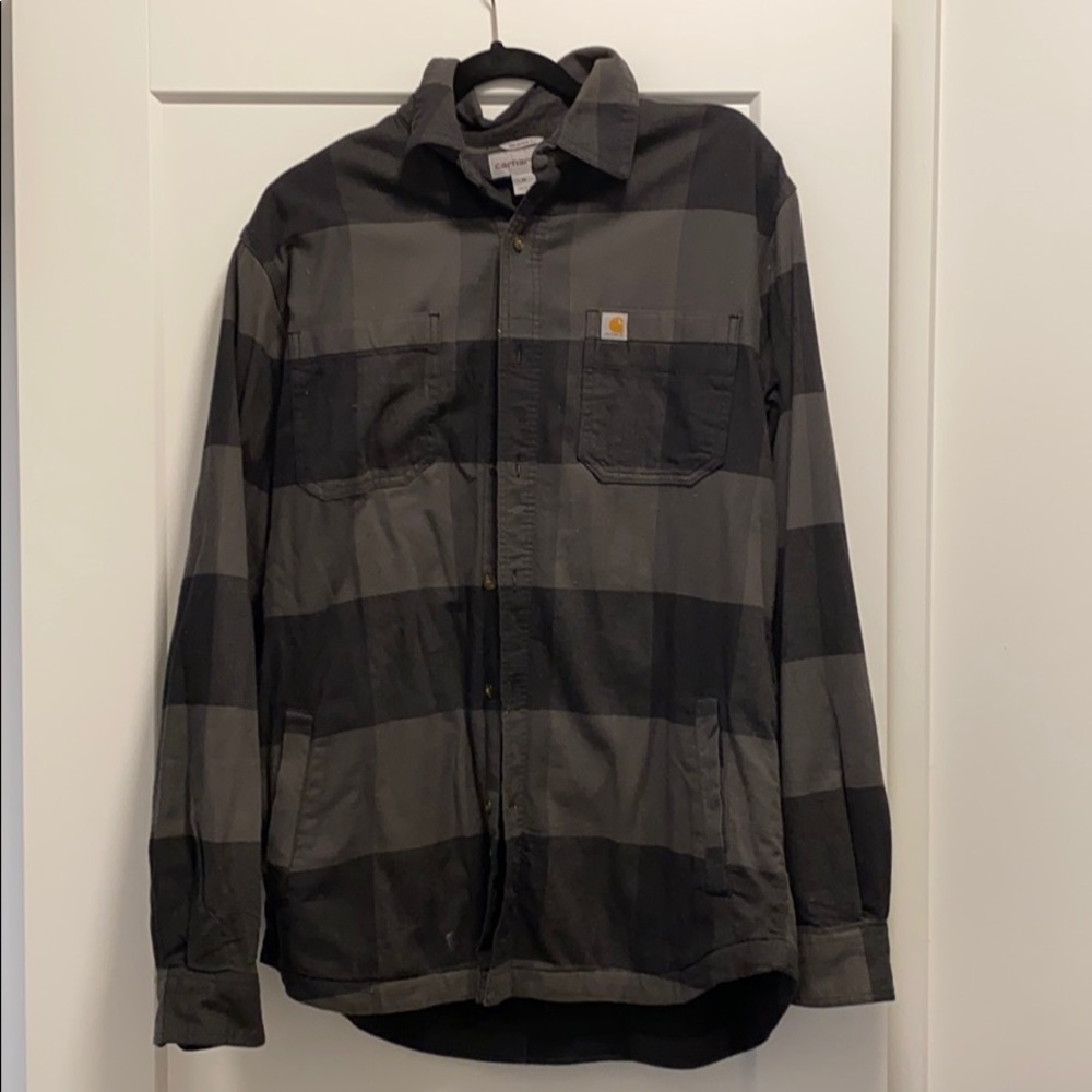 Cahartt Flannel and Fleece Lined Button Down
